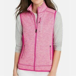 Vineyard Vines soft, pink zipper front vest, outerwear. Women’s size small